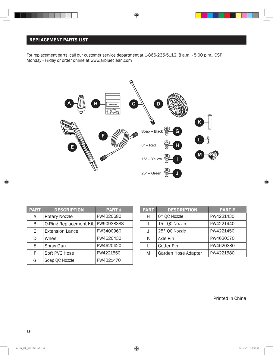 AR BLUE CLEAN, AR2N1, IPL.18